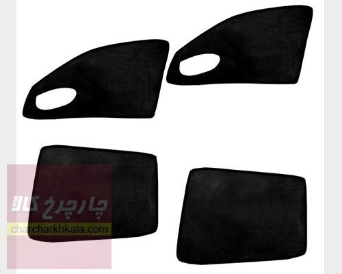 سایبان آفتابگیر شیشه بغل وعقب پژو 206 هاچ بک مجموعه 5 عددی