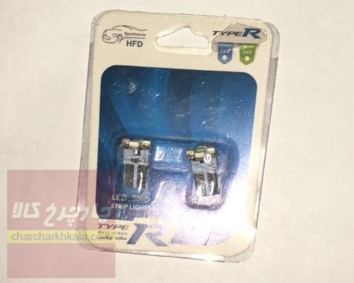 لامپ SMD چراغ پلاک جلو و عقب پژو 206 هاچ بک 12 ولت برند type-R