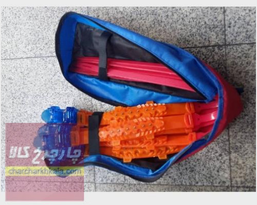 زنجیر چرخ ژله ای پلیمری تارا قرمز 10 عددی بهمراه دستکش